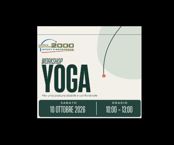 WORKSHOP YOGA