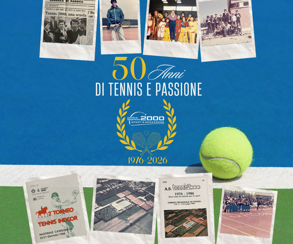 50 anni tennis